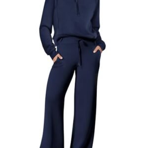 2024 Fall Trendy Women's Oversized Sweatshirt and Sweatpants Set